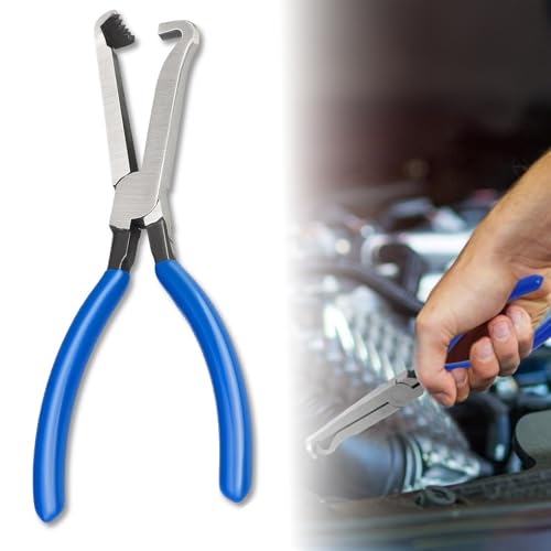 Electrical Disconnect Pliers - Heavy-Duty Connector Pliers for Car Repairs, Electrical Disconnect Plier for Cars, Spark Plug Removal, Fuel Line & Hose Clip Clamp Tool, Locking-Push Tab Disconnector