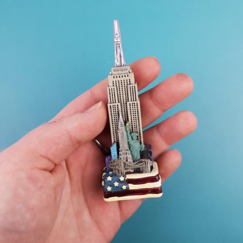 Imán Empire State Building Skyline de Nueva York miniatura 3