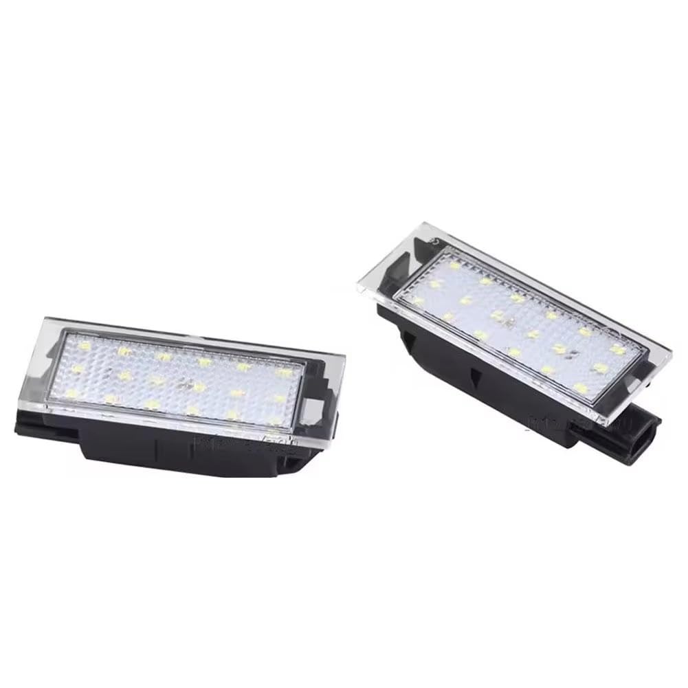 Luz de matrícula coche para furgonetas Master plafón de iluminación trasera pack de 2 piezas 7