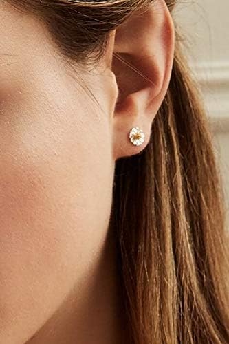 Estella Bartlett Mini Wildflower Earrings - Silver Plated - Image 5