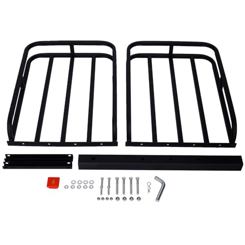Hitch Mount Cargo Carrier,Rear Cargo Rack for SUV, Truck, Car,Luggage Basket Rack Fits 2\" Receiver
