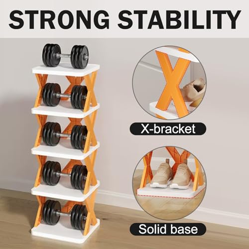 Zapatero vertical modular y organizador de espacio DIY 5