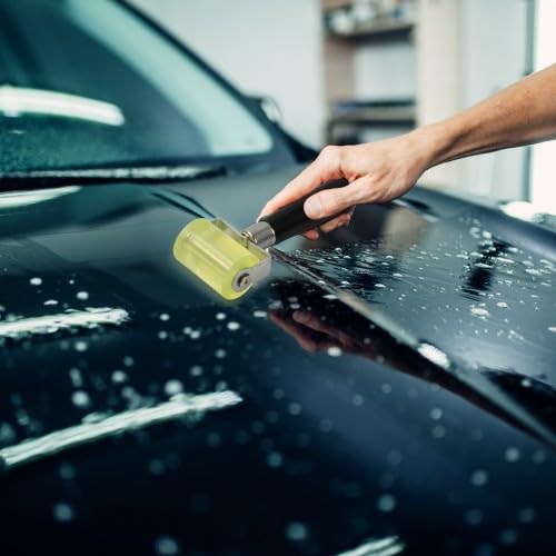 Ehuihuan 2-Teiliger Satz Handrollen, Verdichtungswerkzeuge, Handpresswalzen, Handdruckrollen, Klebewerkzeuge, Silikonpressen