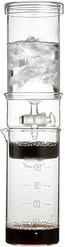 Cafetera Cold Brew 4-6 Tazas 400 Ml Cafetera y Tetera por Goteo, Filtro de Vidrio, Puede Ajustar la Velocidad de la Gota de Agua con Precisión para El Hogar y la Oficina0