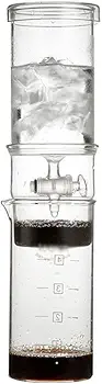Cafetera Cold Brew 4-6 Tazas 400 Ml Cafetera y Tetera por Goteo, Filtro de Vidrio, Puede Ajustar la Velocidad de la Gota de Agua con Precisión para El Hogar y la Oficina