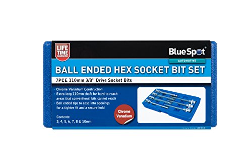 Douilles hexagonales extra longues Blue Spot 01510 pour accès difficile