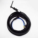 B.W.P WP-9FV 125amps TIG Welding Torch Gun Flexible Head With Gas Valve Control Leather Cover