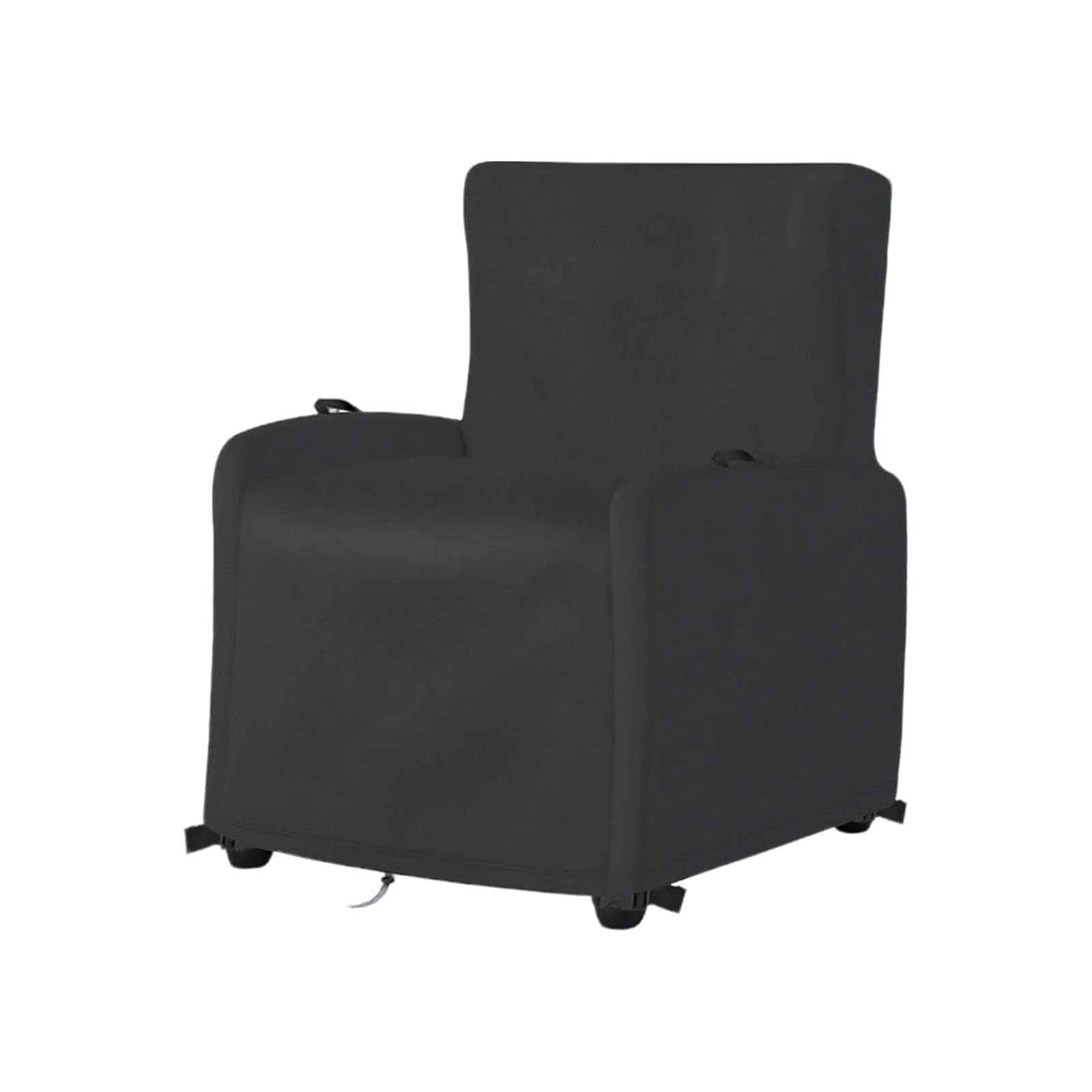 Copertura per sedia da giardino, 600 denari, resistente, impermeabile, anti-UV, antivento, con fibbie, per mobili da giardino con manici, per poltrone, sedie reclinabili e impilabili, 80 x 79 x 104 cm