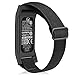C2D JOY Stretchy Loop Strap Adjustable Elastic Nylon Wristband Compatible with Garmin Vivofit 3 Tracker (Black)-Fits 5.5-8.3inch