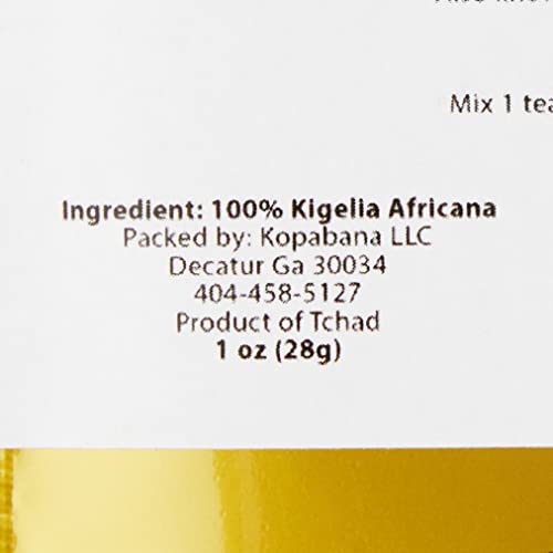 Kopabana Kigelia Africana | Africana Kigellia | Sausage Tree Fruit | Sausage Tree powder for men and women enhancement | 1oz - Image 2