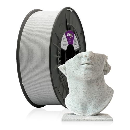 WINKLE Filamento PLA HD Texture (Texturizado) Mármol | Filamento Impresora 3D | Filamento PLA 1,75mm 1kg | PLA Mármol | Precisión Dimensional | Bobina 1kg