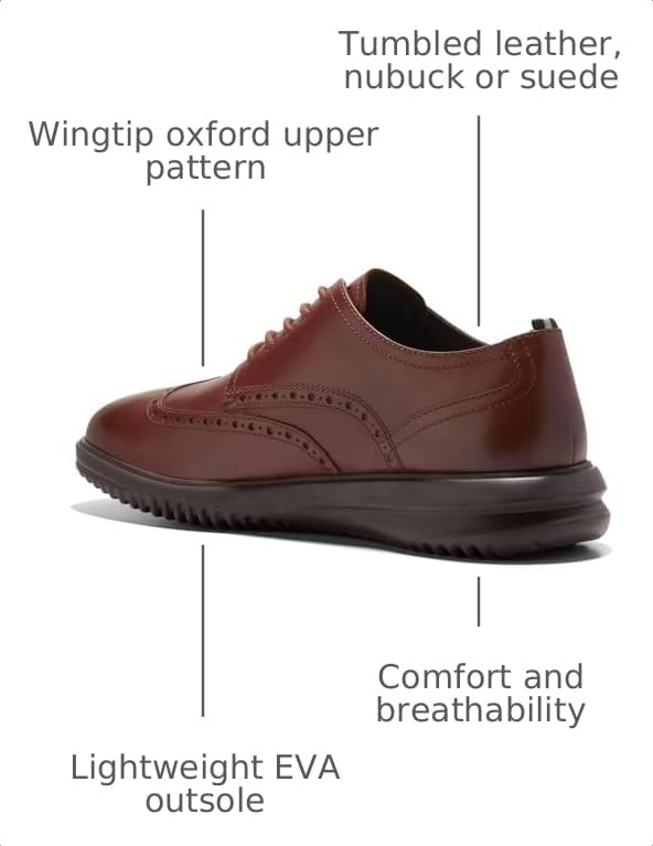 Image of Cole Haan Men's, Grand+ Wingtip Oxford