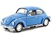 Produktbild VW Käfer, hellblau, 1972, Modellauto, Fertigmodell, Welly 1:24