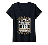 Photo Gallery donna settembre 1993 vintage maglia 32 compleanno anni uomo donna maglietta con collo a v Photo Gallery donna settembre 1993 vintage maglia 32 compleanno anni uomo donna maglietta con collo a v