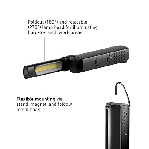 Ledlenser W6R Work, lampada a LED, batteria da