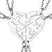 GoldChic Jewelry Ciondolo Personalizzato In Acciaio Inossidabile Con 6 Puzzle, Collana Della Famiglia Bff Di Amicizia a Sei Pezzi Per Sorelle