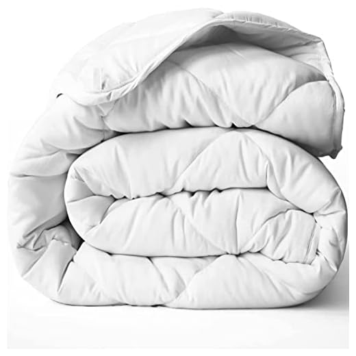 ViscoSoft All Seasons Twin/Twin XL Down Alternative Reversible Comforter - Perfect for Dorm Bedding - Breathable Premium Extra Long Microfiber White Duvet Cover Insert