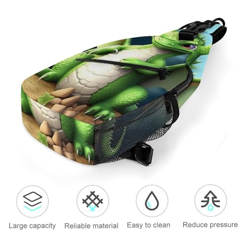 Mochila deportiva tipo sling para senderismo y uso casual miniatura 5