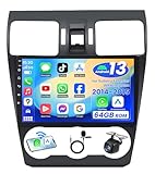 4Core + 64GB Car Radio for Subaru Forester WRX Impreza 2014 2015: Wireless CarPlay&Android Auto with 9