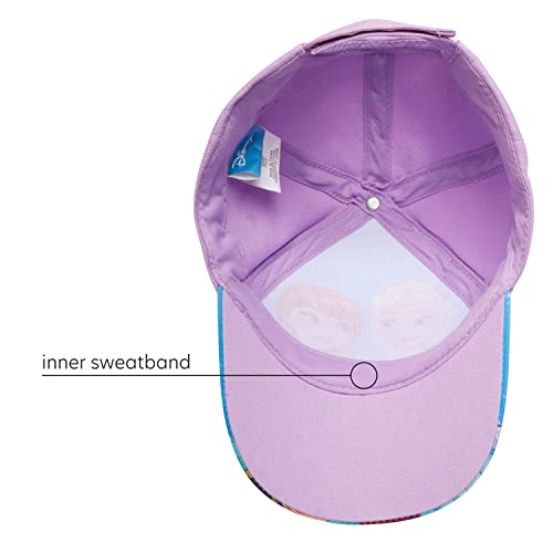 Image of Disney Frozen Kids Baseball Cap Adjustable Hat for Elsa Girls and Anna Age 4-7 Years