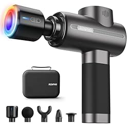 RENPHO Thermacool Massagepistole Wärme und Kälte, Massage Gun mit Hitze Kälte Function, Muskel Massagegerät für Heimbüro-Workout, Ganzkörper Muskelmassage Entspannung