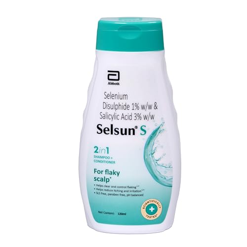 Image of Selsun S 2 in1 Anti-Dandruff Shampoo + Conditioner 120ml (Pack of 2)