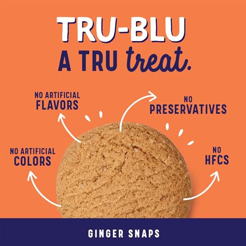 image for Tru-Blu TRU BLU Ginger Snap Bag Cookies | No artificial ingredients | 