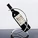 Single Bottle Countertop Wine Holder, Free Standing Metal Wine Rack for Table Top Wine Bottle Storage Rack Perfect Wine Holder Stand