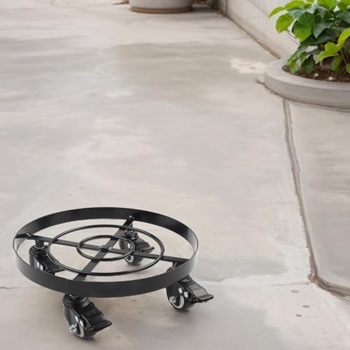 Support mobile robuste avec 4 freins pour grand pot de fleurs d'intérieur - 5