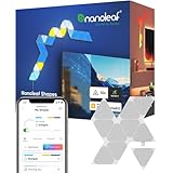 Nanoleaf Shapes スマートライトパネル ナノリーフ ミニトライアングル 拡張パック 10点セット 追加パネル 音楽連動 リズムモジュール内蔵 WiFi直結 1680万色 RGBCW Alexa Google Home対応 ゲーム 光る壁飾り インテリア照明 雰囲気灯