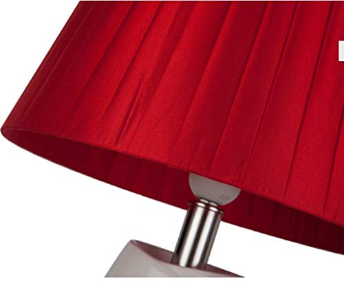 Lampe de table chic GZZ Gyy luminaire rouge moderne pour chambre