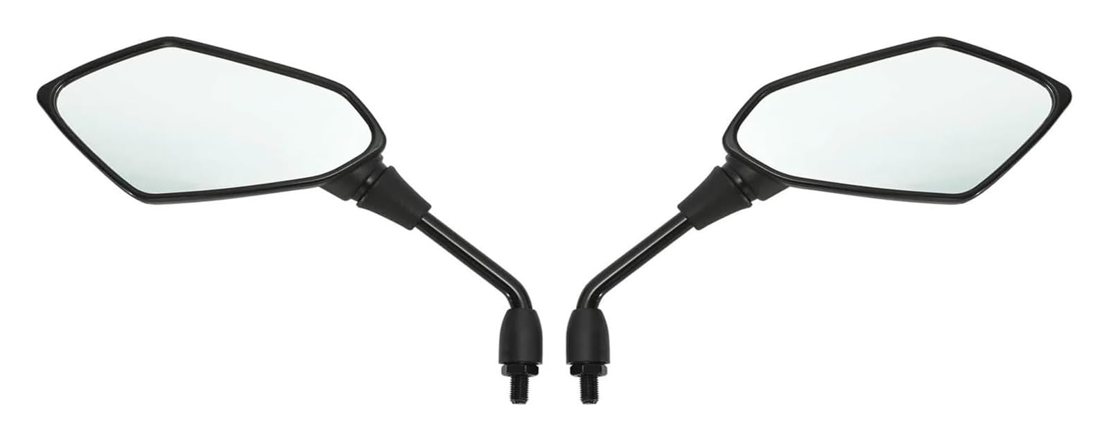 Espejos retrovisores moto para Kawasaki Z750 Z1000 y ER6B en negro 8