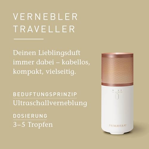 Primavera Aroma Diffuser Traveller – kabelloser Vernebler für ätherische Öle