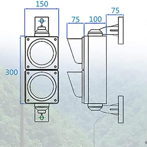 Feu de signalisation industriel télécommandé 220v pour sécuriser les zones de danger - 7