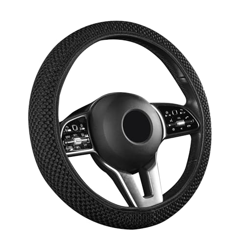 Housse de Volant Élastique et Antidérapante - Protection Pour Volants Ronds et en D de 37 à 39 cm de Diamètre