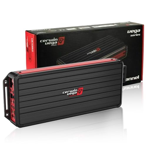Cerwin Vega VCU84 600W 4-Channel Digital Amplifier with Control Knob