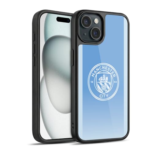 Protection militaire iPhone 15 coque Manchester City antichoc en gel renforcé Head Case Designs