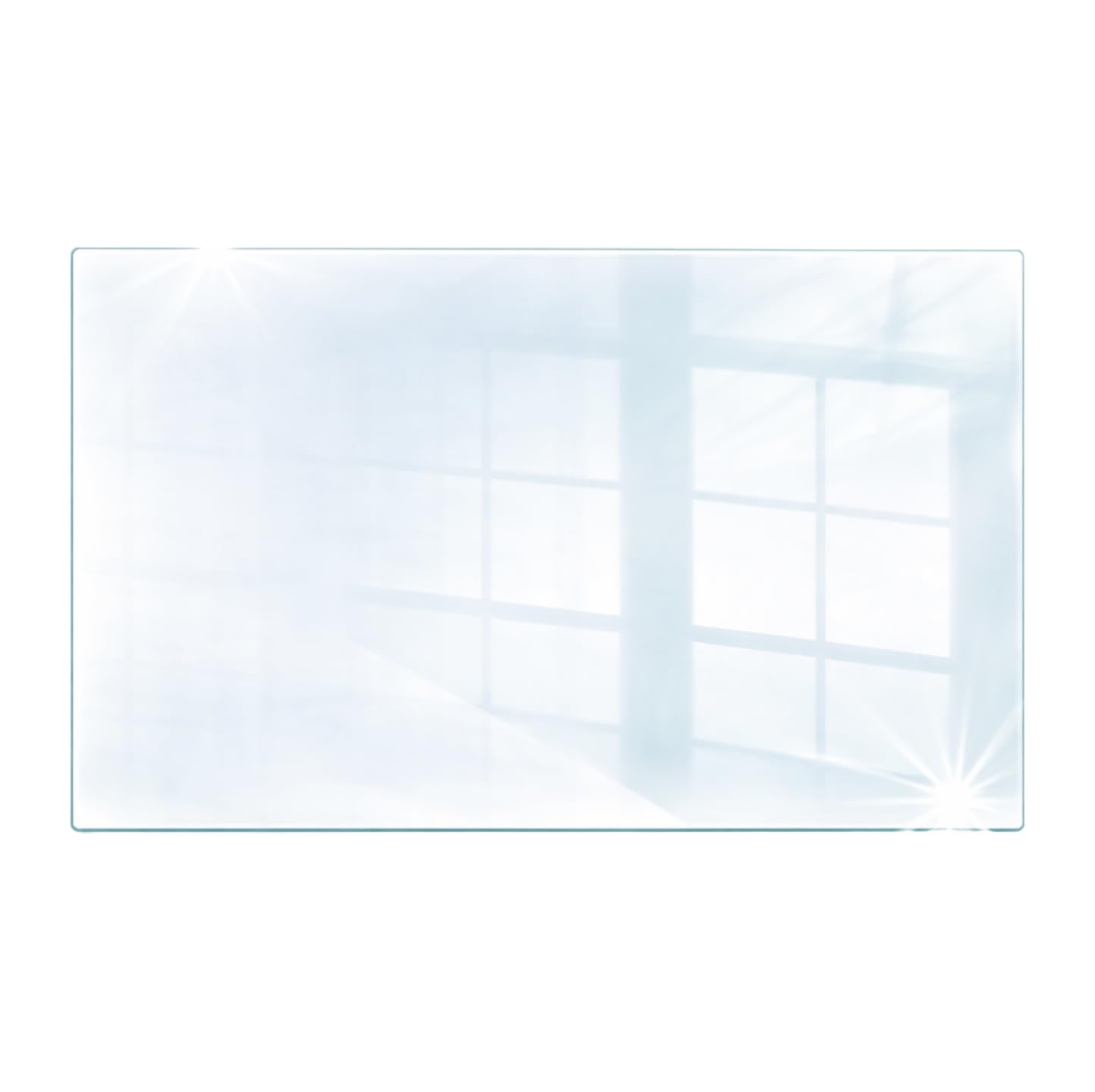 Placa protectora de vitrocerámica 60x52 cm 1 pieza cocina eléctrica universal para inducción protección contra salpicaduras tabla de cortar de vidrio templado como decoración transparente