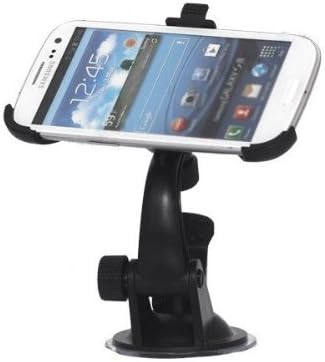 Worldshopping Adjustable Windshield Windscreen Air Suction Car Mount Holder Cradle For Samsung Galaxy S3 i9300 + Free Accessory