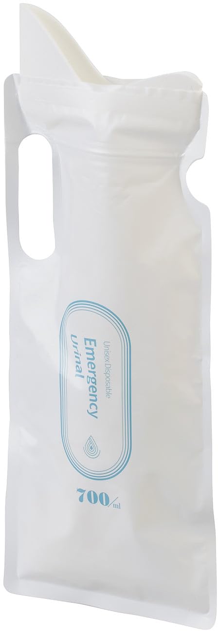Semptec Urban Survival Technology bolsa para orina: set de 48 unidades Bolsa de orina, capacidad de 700 ml, almohadilla absorbente que convierte el líquido en gel y neutraliza olores (para inodoro)