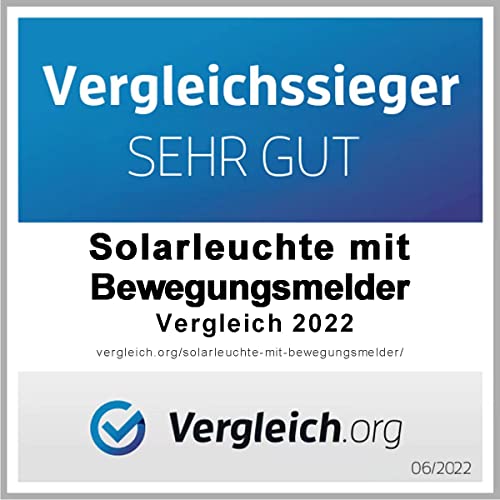 Solarleuchte mit Bewegungsmelder von Opasolar im Vergleich