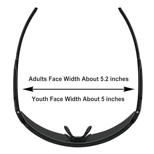 OMEKOL Polarized Sports Sunglasses For Adults Cycling Glasses UV400 Mountain Bike Goggles MTB Riding Bicycle Eyewear Men Women Baseball Running Fishing Golf Outdoor - AP3 by OMEKOL - Image 2