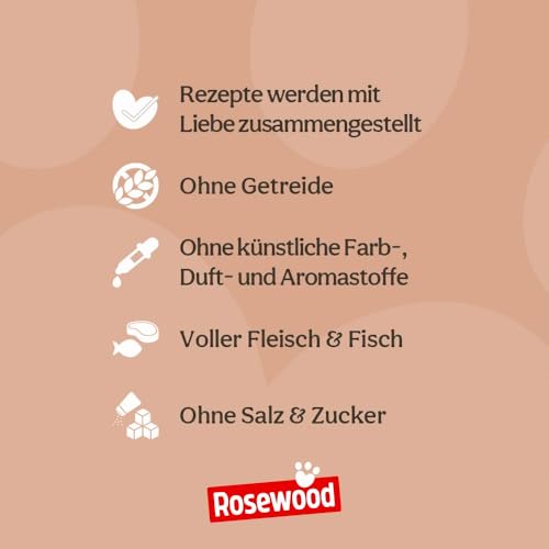 Rosewood Chewy Sticks Ente Medium- Kaustangen mit Ente und Rinderhaut, Kausnack für Hunde, unterstützt die Zahnpflege, ohne Getreide, ohne künstliche Zusatzstoffe, 500g-2