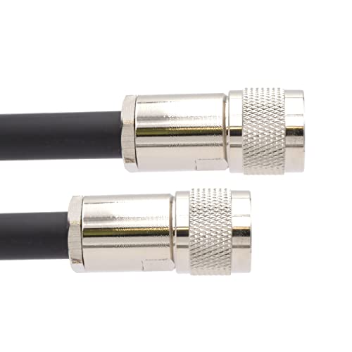 RANGEFUL N Type Cable 3m 9.8ft Ultra Low Loss Coax Cable 8D-FB diameter 11.1mm Extension Lead Black N Male to N Male Coaxial 50ohm for 4G 5G Router Aerial WIFI GPS Antenna - Image 3