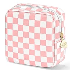 Flocked Material, Pink-White Checker