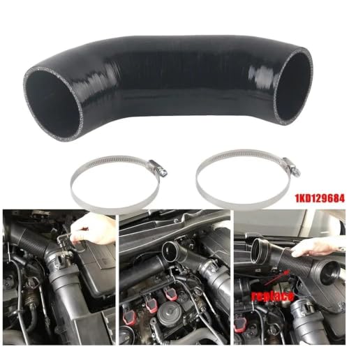 Tuyau d'admission en silicone pour resoudre les fuites d'air sur Golf Mk5 - 3