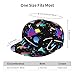 80s 90s Vintage Disco Theme Baseball Cap Adjustable Breathable Fashion Snapback Flat Bill Hat Casual Hip Hop Hats for Men Women Outdoor