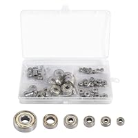 Kugellager 6 Größen 623ZZ 624ZZ 685ZZ 687ZZ 627ZZ 693ZZ Mini Kugellager Double Shielded Miniatur Rillenkugellager für Skateboards Roller Inline Skates