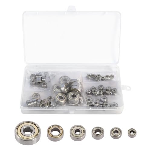 Kugellager 6 Größen 623ZZ 624ZZ 685ZZ 687ZZ 627ZZ 693ZZ Mini Kugellager Double Shielded Miniatur Rillenkugellager für Skateboards Roller Inline Skates