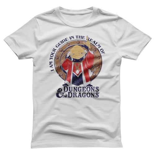 T-shirt Dungeons & Dragons pour homme I'm Your Guide noir en coton